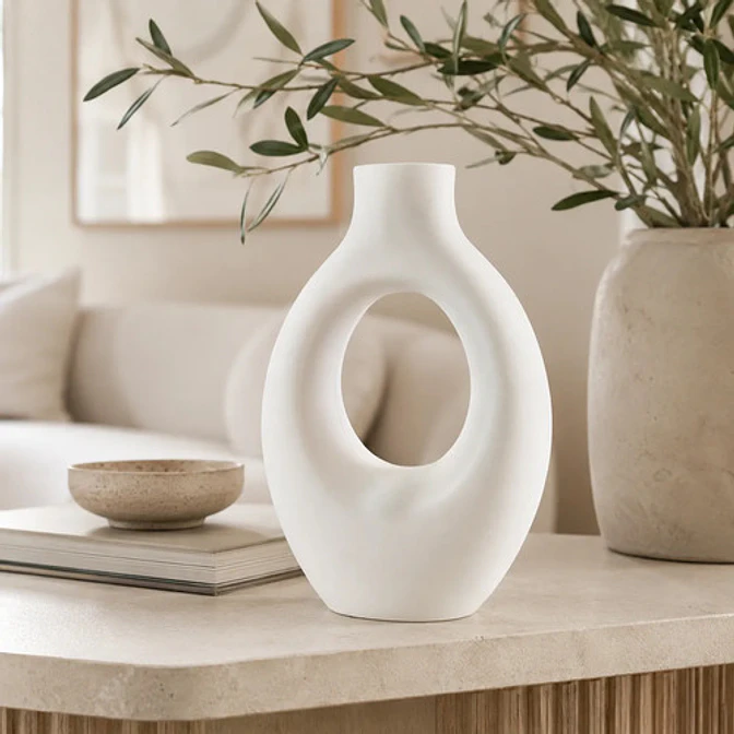 Decoración Elegante Prints Patro -jarrón Estilo Arco Eclipse 3