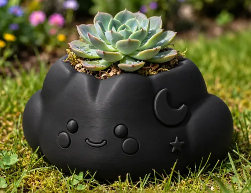 Macetero Decorativo Hogar- Forma Nube 10 Cm - Foto 5