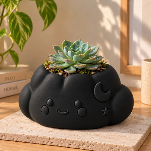 Macetero Decorativo Hogar- Forma Nube 10 Cm - Foto 6