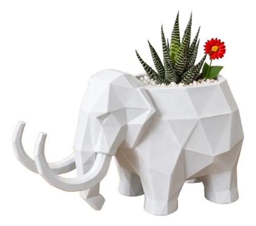 Macetero Decorativo Hogar- Forma Mamut 15 Cm
