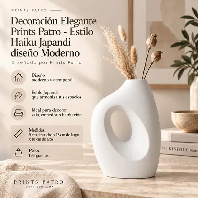 Decoración Prints Patro - Jarrón Estilo Haiku Japandi 2