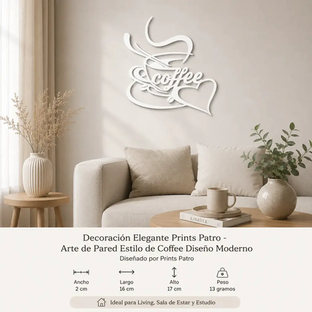 Decoración Prints Patro - Arte De Pared Estilo De Coffee 2