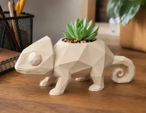 Macetero Decorativo Hogar- Camaleón 14 Cm - Foto 5