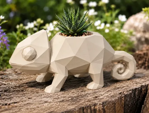 Macetero Decorativo Hogar- Camaleón 14 Cm - Foto 6