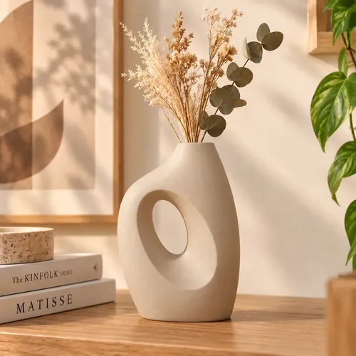Decoración Prints Patro - Jarrón Estilo Haiku Japandi - Foto 5