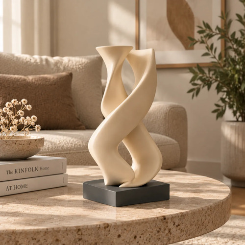 Escultura Elegante Prints Patro - Dos Almas Escultórico