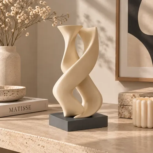 Escultura Elegante Prints Patro - Dos Almas Escultórico - Foto 5
