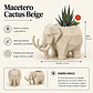 Macetero Decorativo Hogar- Forma Mamut 15 Cm - Miniatura 2
