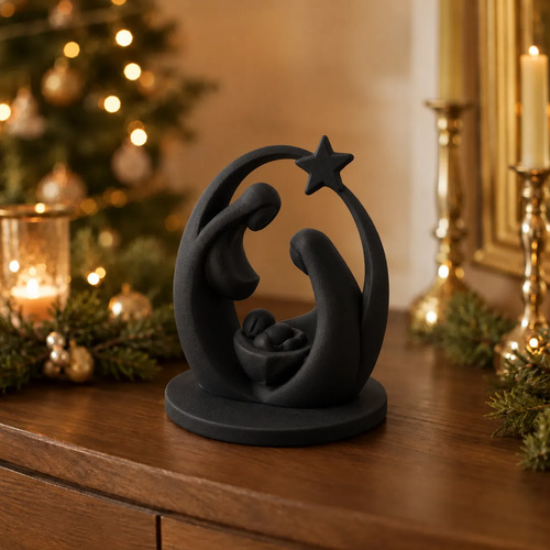 Adorno Navidad - Pesebre Moderno - Foto 3