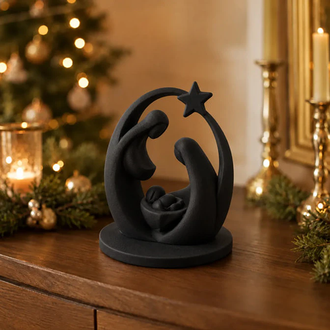 Adorno Navidad - Pesebre Moderno 3