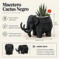 Macetero Decorativo Hogar- Forma Mamut 15 Cm - Miniatura 2