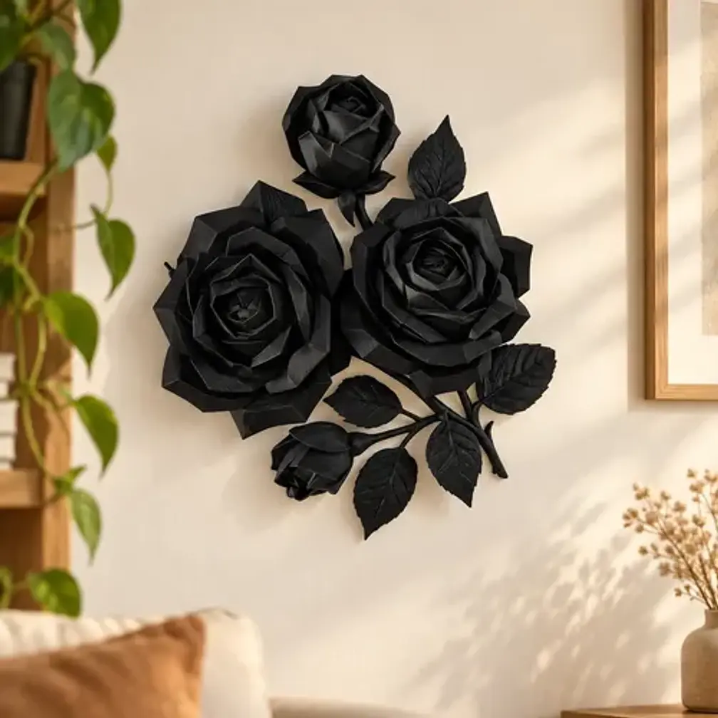 Decoración Prints Patro - Arte De Pared Ramo De Rosas 6