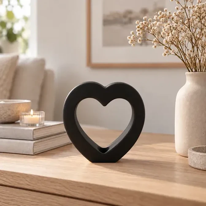 Decoración Elegante Prints Patro -jarrón Corazón Minimalista 3