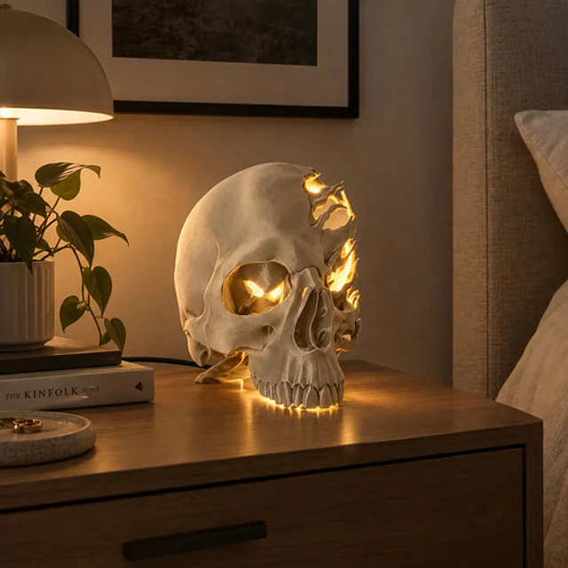 Lámpara Calavera 3d Led Decorativa