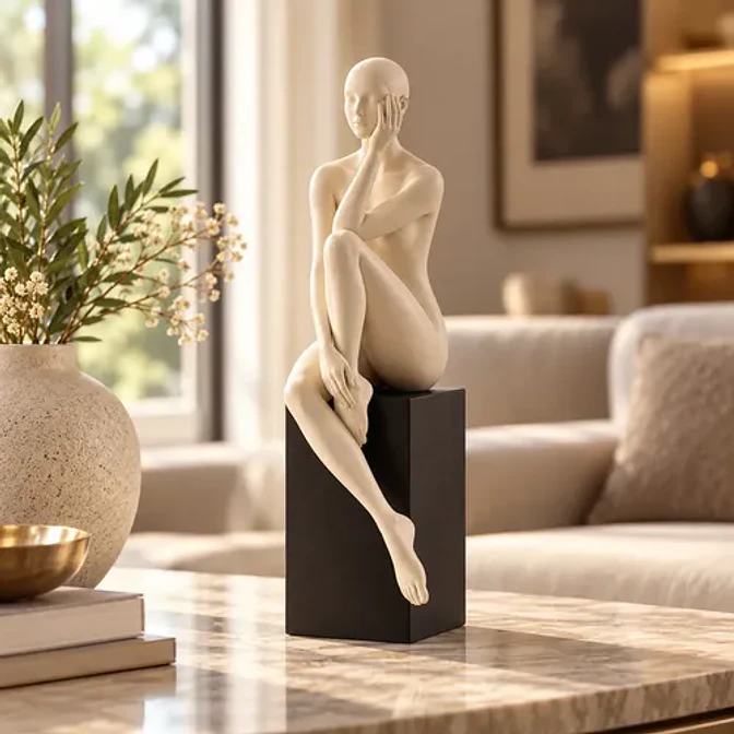Escultura Elegante Prints Patro - Estilo Mujer Estética 1