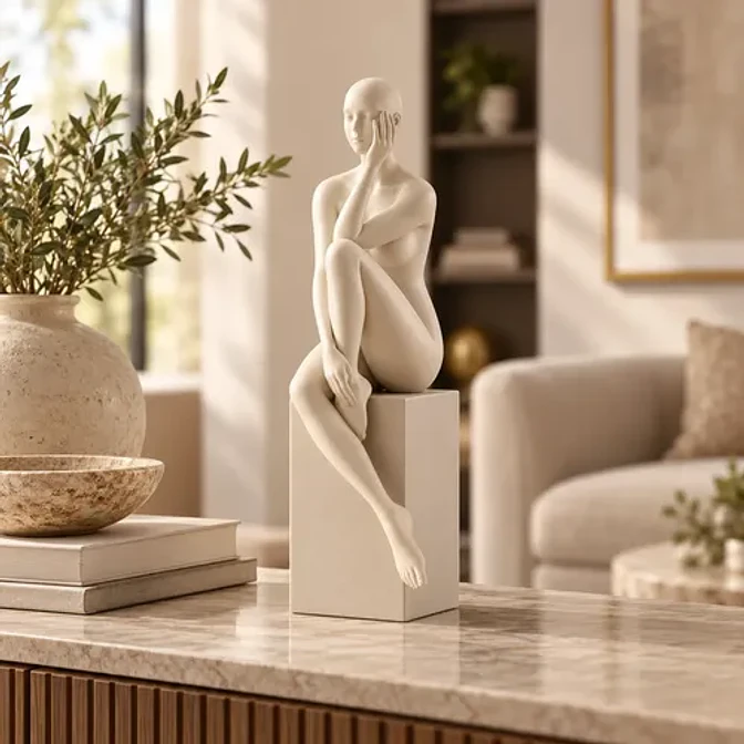 Escultura Elegante Prints Patro - Estilo Mujer Estética 6