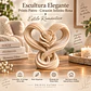 Escultura Elegante Prints Patro - Corazón Infinito Rosa - Miniatura 2