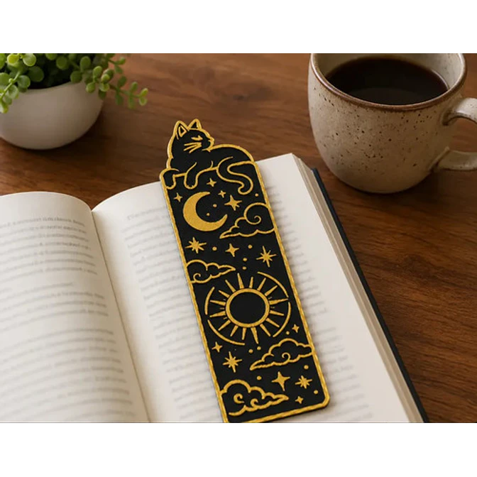 Marcapáginas Decorativo- Gato Celestial 15 Cm 5