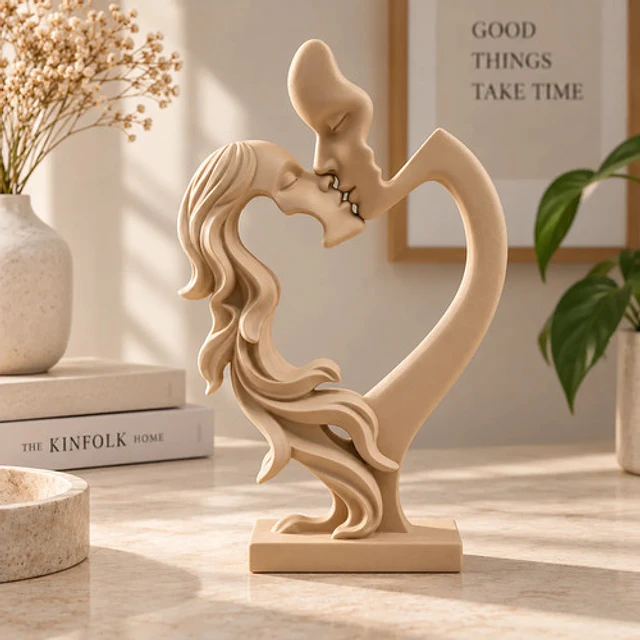 Escultura Elegante Prints Patro - Estilo Pareja Amorosa
