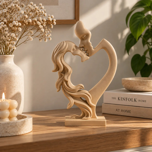 Escultura Elegante Prints Patro - Estilo Pareja Amorosa - Foto 5
