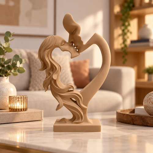 Escultura Elegante Prints Patro - Estilo Pareja Amorosa - Foto 6