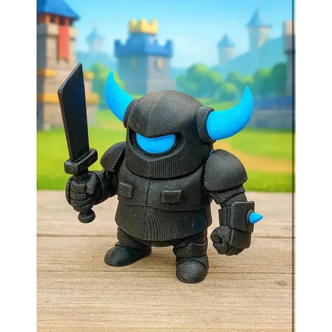 Figura De Acción Mini Pekka Clash Royale Prints Patro 2