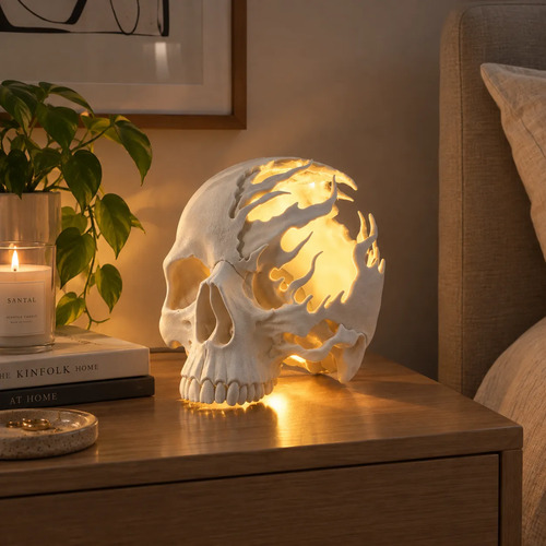 Lámpara Calavera 3d Led Decorativa - Foto 10