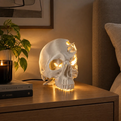 Lámpara Calavera 3d Led Decorativa - Foto 11