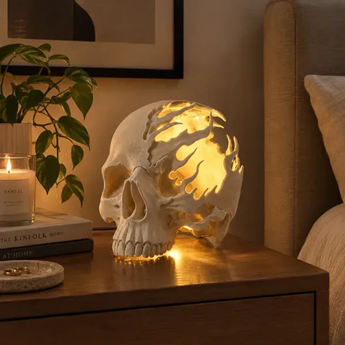 Lámpara Calavera 3d Led Decorativa 15