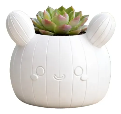 Macetero Decorativo Hogar- Forma Cactus 12 Cm - Foto 7