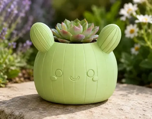 Macetero Decorativo Hogar- Forma Cactus 12 Cm - Foto 21