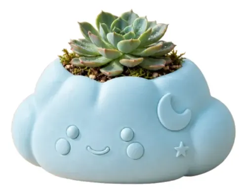 Macetero Decorativo Hogar- Forma Nube 10 Cm - Foto 19