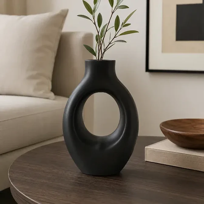 Decoración Elegante Prints Patro -jarrón Estilo Arco Eclipse 11
