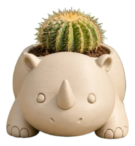 Macetero Decorativo Hogar- Rinoceronte 8 Cm - Foto 7