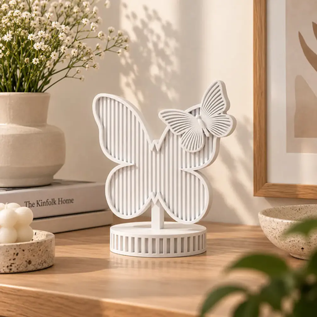Decoración Elegante Prints Patro - Estilo Mariposa Moderna 9