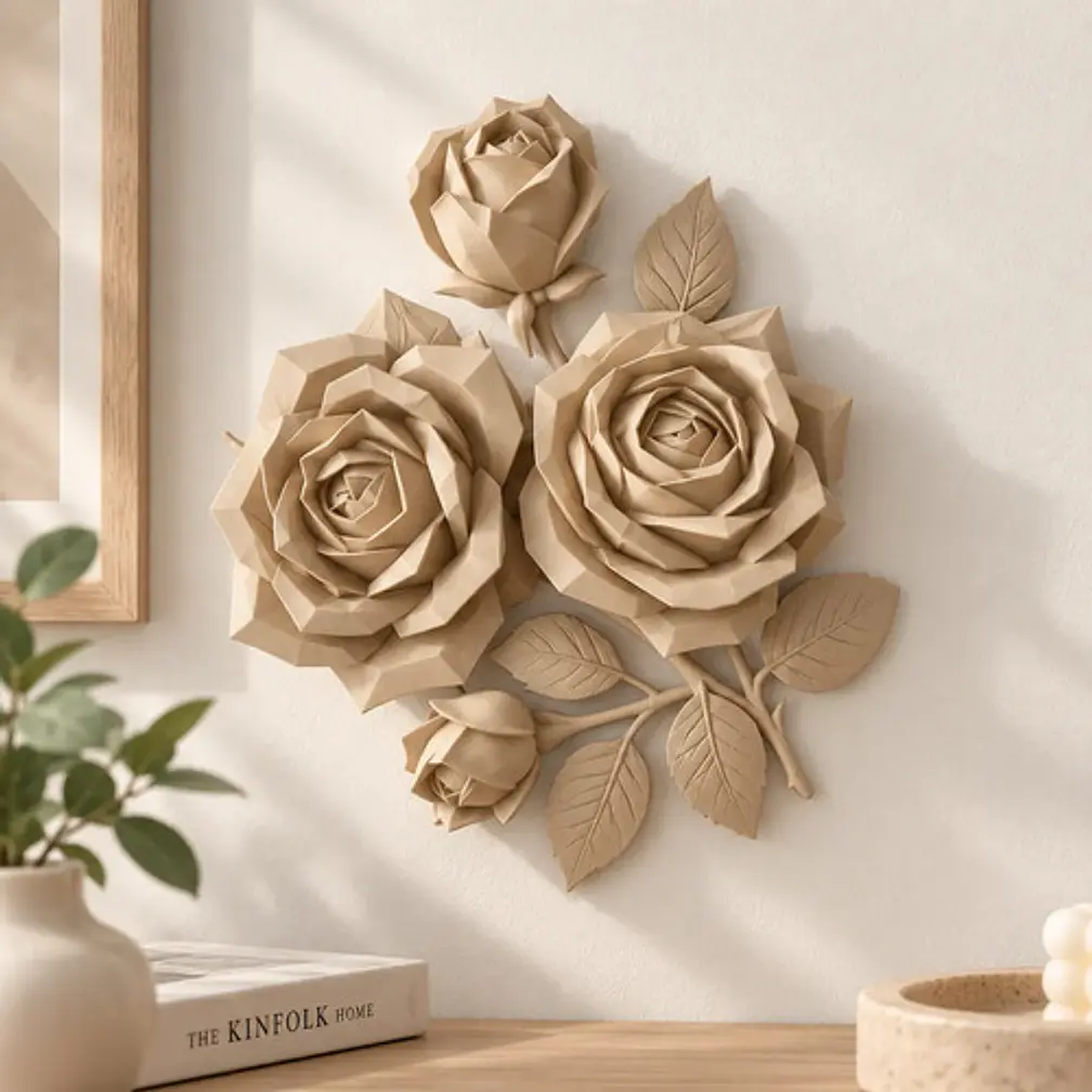 Decoración Prints Patro - Arte De Pared Ramo De Rosas 9