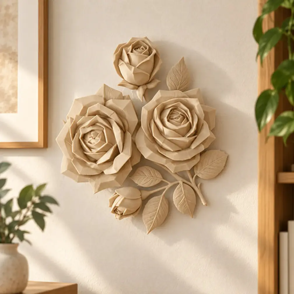 Decoración Prints Patro - Arte De Pared Ramo De Rosas 12