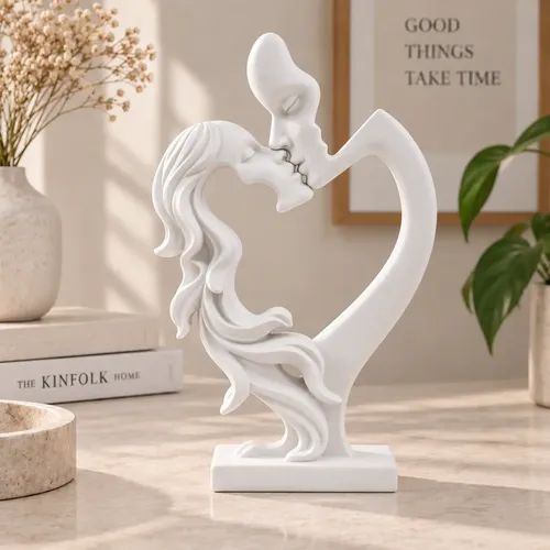 Escultura Elegante Prints Patro - Estilo Pareja Amorosa - Foto 12