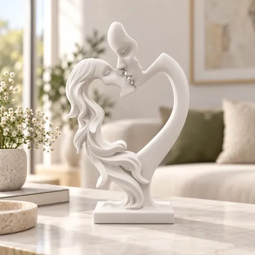 Escultura Elegante Prints Patro - Estilo Pareja Amorosa - Foto 15