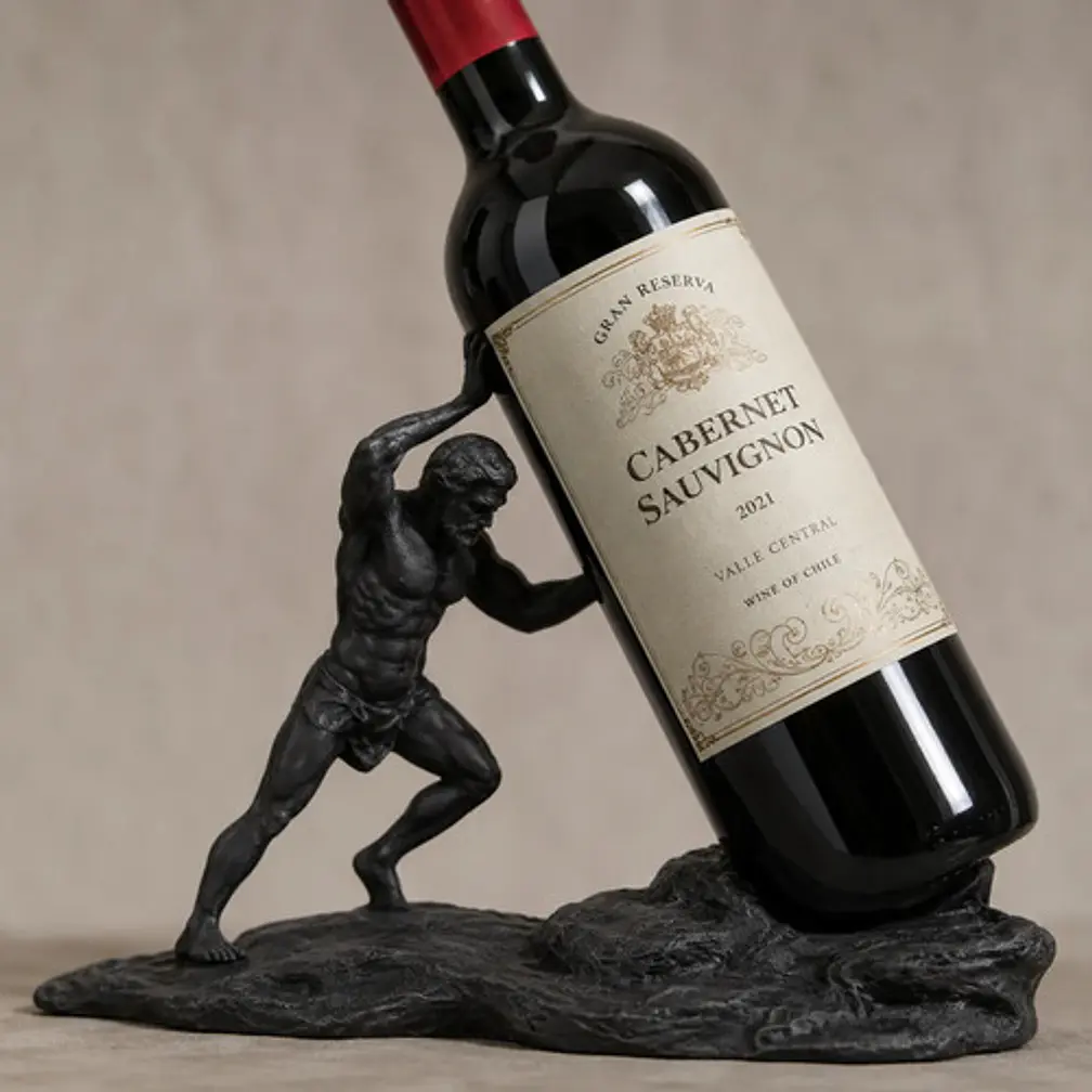 Soporte De Vino - Dios Griego 8