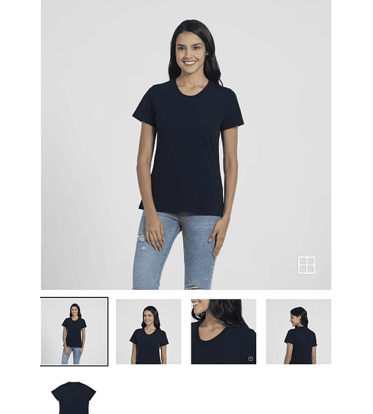 Playera Cuello Redondo Manga Corta para Mujer  Talla S,M,L Y XL