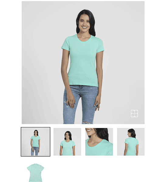 Playera Cuello Redondo Manga Corta para Mujer  Talla S,M,L Y XL