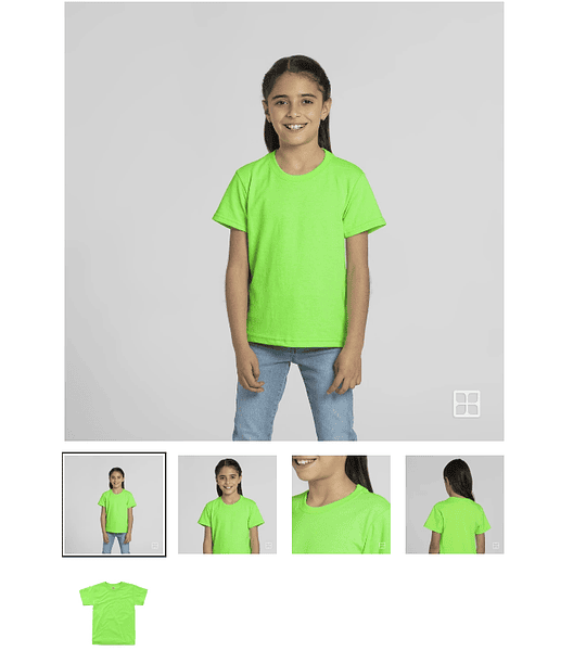 Playera Cuello Redondo Manga Corta para Niños UNISEX  s,m,l,xl