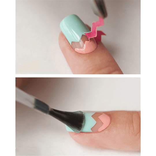 Set de 4 Sticker Manicure Diseños