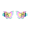 Aros Mariposa Colors • Acero Q.