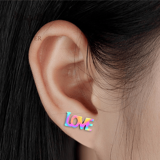 Aros Love Color • Acero Q.