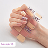 Set de Pegatinas Decorativas: Manicure Express.