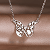 Collar Mariposa Cute • Acero Q.