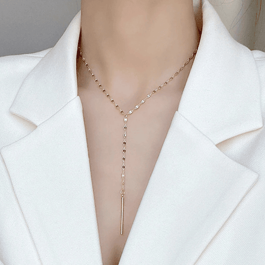 Collar Varita Elegancy • Acero Q.