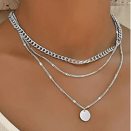 Collar Triple Capa Chains